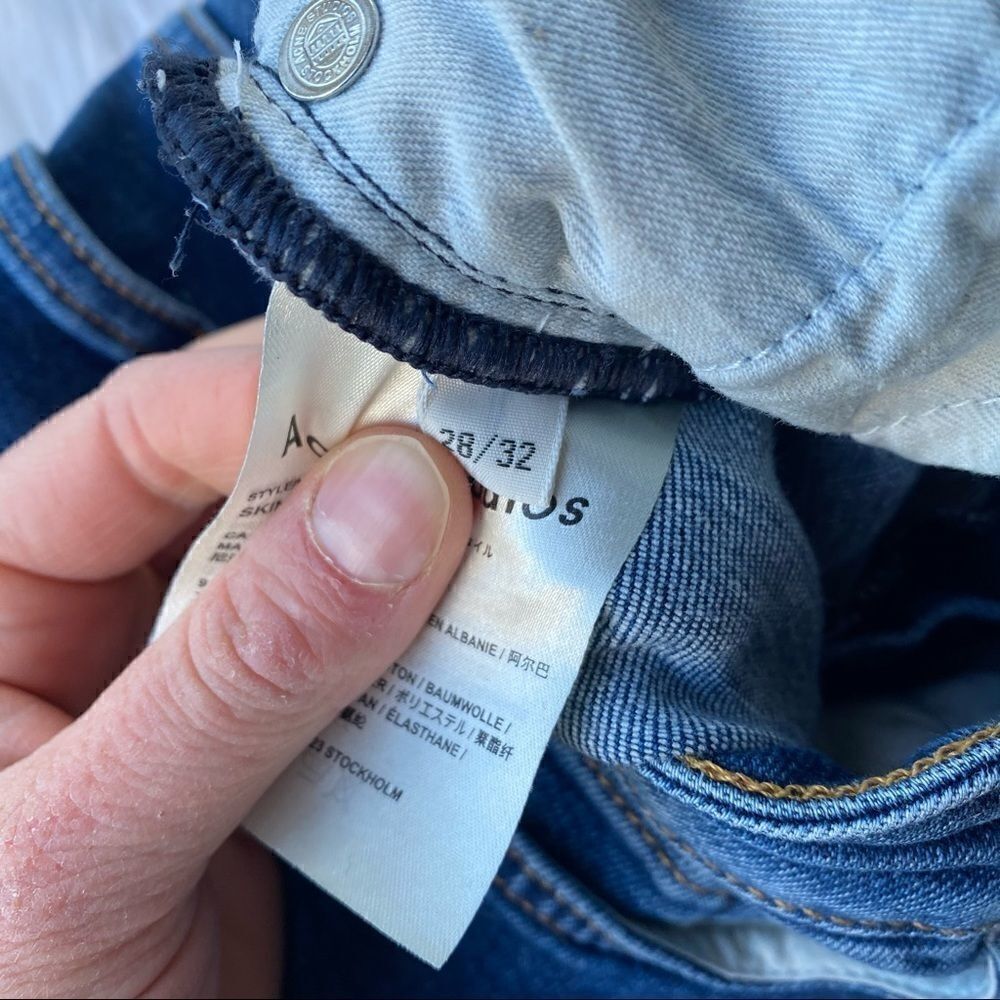 [Acne Studio] Skin 5 Used Blue Jeans - Size 28 - Picture 5 of 7